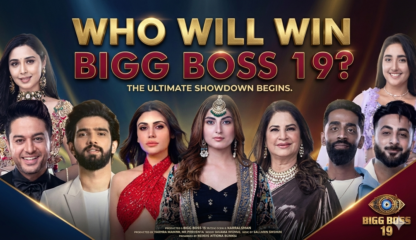 Bigg Boss 19 वोटिंग रिज़ल्ट्स: फिनाले नज़दीक, टॉप 5 की रेस हुई तेज़ – शुरुआती वोटिंग ट्रेंड में ये कंटेस्टेंट आगे